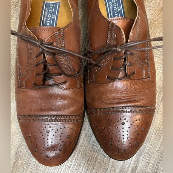 Bostonian Florentine Men’s Dress Shoes Leather Oxfords Cap Toe Size 8.5 - Picture 3 of 11